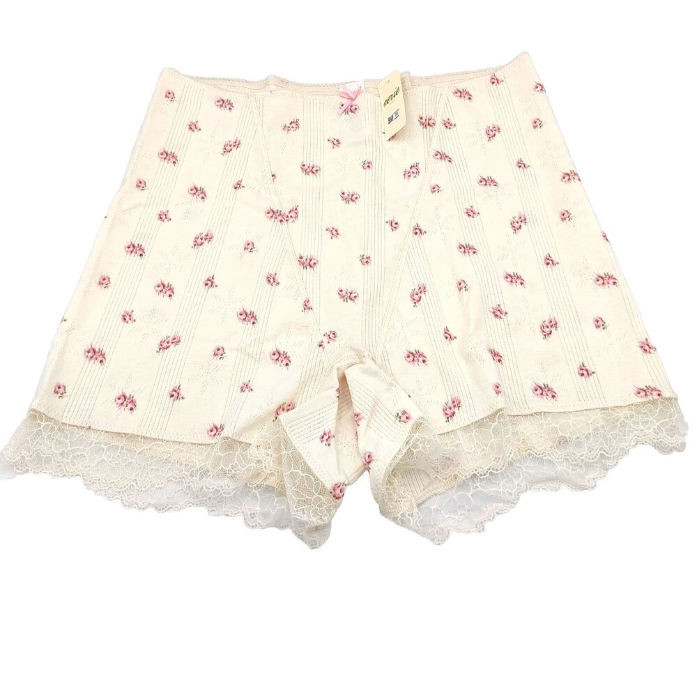 Aerie MEDIUM Superchill Pointelle High Waisted Boyshort Underwear, NATURAL